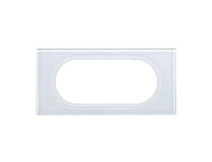 CELIANE Ramka pojedyncza /4/5modułów/ szkło kaolin 069315