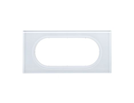 CELIANE Ramka pojedyncza /4/5modułów/ szkło kaolin 069315