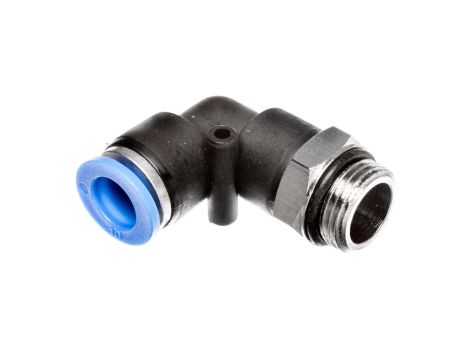 Przyłączka kątowa wtykowa G3/8 D 10 84.0050.04.3810