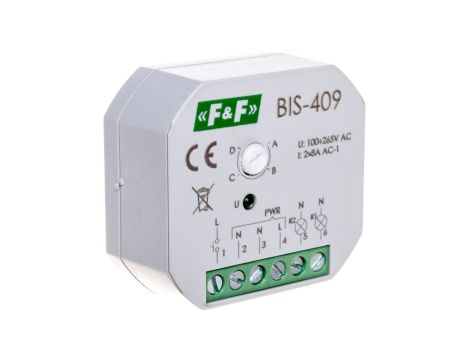 Przekaźnik bistabilny 2Z 8A 230V AC BIS-409