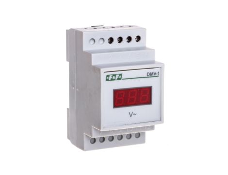Woltomierz 1-fazowy cyfrowy modułowy 100-300V DMV-1 true RMS DMV-1RMS