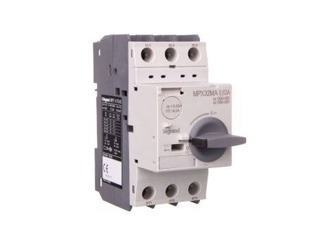 Wyłącznik silnikowy 3P 0,63A wyzwalacz magnetyczny MPX3 32MA 417343