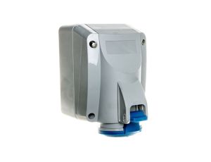 Gniazdo stałe 16A 3P 230V AC niebieskie IP44 P17 TEMPRA PRO 555154