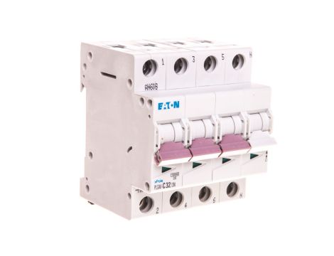 Wyłącznik nadprądowy 3P+N C 32A 10kA AC PLSM-C32/3N-MW 242546