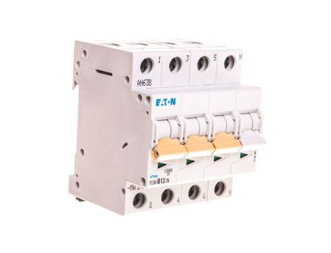 Wyłącznik nadprądowy 3P+N B 13A 10kA AC PLSM-B13/3N-MW 242515