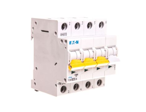 Wyłącznik nadprądowy 3P+N B 25A 10kA AC PLSM-B25/3N-MW 242519