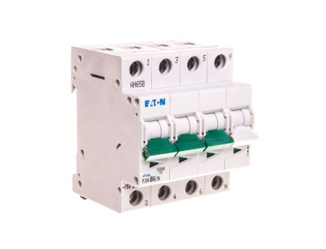Wyłącznik nadprądowy 3P+N B 6A 10kA AC PLSM-B6/3N-MW 242511