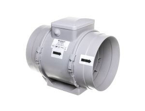 Wentylator kanałowy fi 200 230V 108W 1040m3/h 52dB o przepływie mieszanym TTPRO200