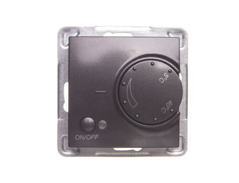 IMPRESJA Regulator temperatury /czujnik podłogowy/ antracyt RTP-1Y/m/50