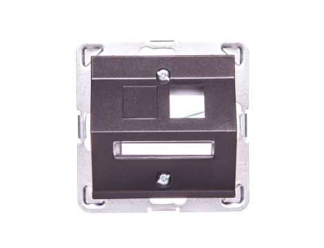 IMPRESJA Obudowa gniazda komputerowego pojedynczego skośna antracyt GPK-1YS/p/50