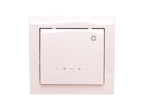 KIER Przycisk /światło/ z podświetleniem beżowy ŁP-5WS/01