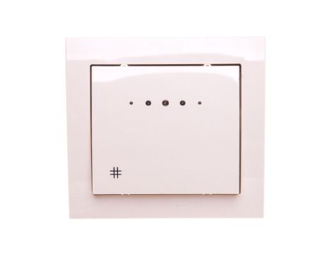 KIER Łącznik krzyżowy z podświetleniem beżowy ŁP-4WS/01