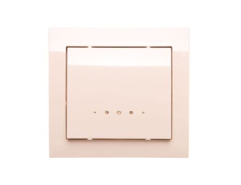 KIER Łącznik kontrolny z podświetleniem beżowy ŁP-12WS/01