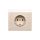 KIER Gniazdo pojedyncze z/u Schuko beżowe GP-1WS/01