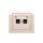 KIER Gniazdo komputerowe podwójne 2xRJ45 kat.6 beżowe GPK-2W/K6/01