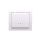 KIER Łącznik kontrolny z podświetleniem biały ŁP-12WS/00