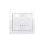 KIER Łącznik podwójny z podświetleniem biały ŁP-11WS/00