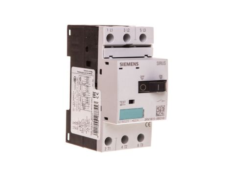 Wyłącznik silnikowy 3P 0,45kW 0,2-1,2A S00 3RV1611-0BD10