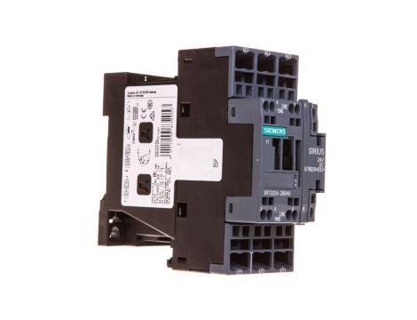 Stycznik mocy 12A 3P 24V DC 1Z 1R S0 3RT2024-2BB40