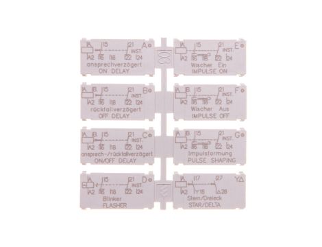 Tabliczka opisowa dla przekaźnika 2P 3RP1901-0B