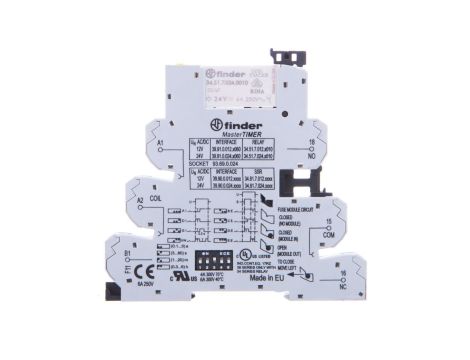Przekaźnikowy moduł sprzęgający 6,2mm MasterTIMER wielofunkcyjny (AI DI GI SW BE,CE,DE,EE) 1P 6A 24VAC/DC 39.91.0.024.0060