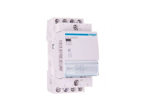 Stycznik modułowy cichy 25A 1Z 3R 12V AC/DC ESL428SDC