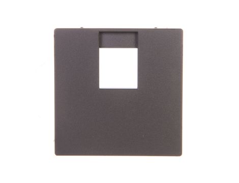 Merten System M Płytka centralna pojedyncza gniazda telefonicznego RJ11/RJ12 antracyt MTN463514