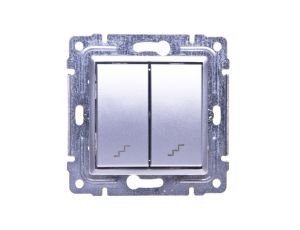 VENA Łącznik schodowy podwójny aluminium 514019