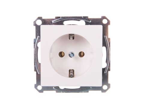 Merten System M Gniazdo pojedyncze Schuko 16A IP20 biel polarna MTN2401-0319