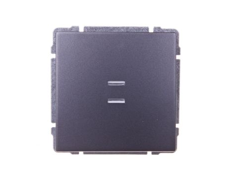 KOS66 Łącznik pojedynczy podświetlany grafit 626011