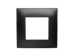 DANTE Ramka pojedyncza tworzywo lakierowane CZARNY 450981