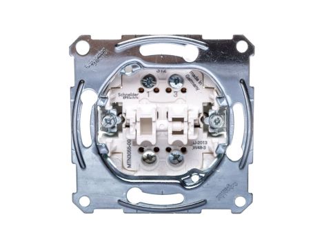 Merten System M Gniazdo pojedyncze z/u 16A IP44 z przesłonami i klapka antracyt MTN2514-0414