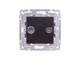 DANTE Gniazdo antenowe RTV końcowe czarne 450973