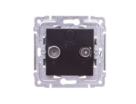 DANTE Gniazdo antenowe RTV końcowe czarne 450973