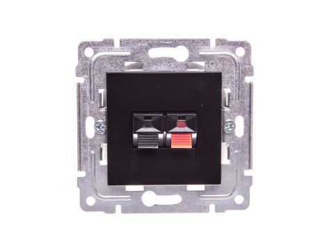 DANTE Gniazdo głośnikowe pojedyncze czarne 450972