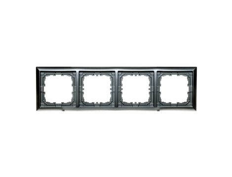 KOS66 Ramka poczwórna grafit 666084