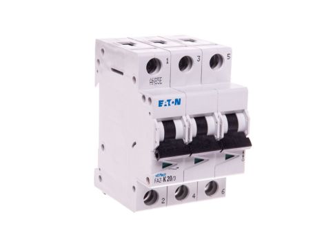 Wyłącznik nadprądowy 1P K 20A 15kA AC FAZ K20/3 278912