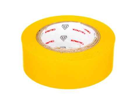 Taśma izolacyjna PVC, 128 0.15-15-10 żółta, 145826 /10szt./
