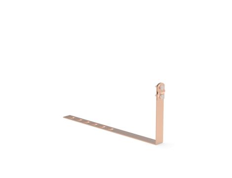 Uchwyt pod dachówkę L-330mm H-150mm miedziany z zaczepami skręcany 10.2/Z/S CU /91003003/