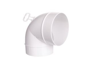 Kolano kanału okrągłego 90 stopni fi 100 KO100-23/90