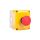 Kaseta sterownicza 2-otworowa 2xprzycisk grzybkowy czerwony 1Z 1R GW27202 ELIT01883