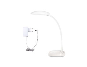Lampka biurkowa z USB 7W 360lm 4500K MA66-D biała Z7572