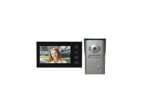 Zestaw wideodomofonowy LCD 7cali + kamera czarny RL-10M H1014