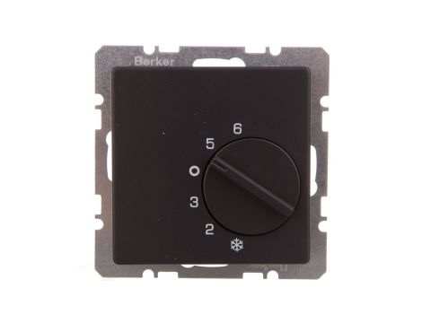 Q.1/Q.3 Regulator temperatury pomieszczenia ze stykiem zmiennym antracyt aksamit 20266086