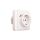 Gniazdo pojedyncze RCD b/u 16A 30mA SAFETY SOCKET IP21 GW95922