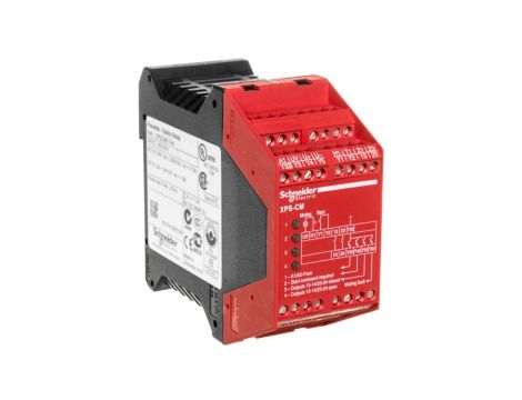 Przekaźnik bezpieczeństwa bariera fotoelektryczna 24V DC 4 czujniki XPSCM1144