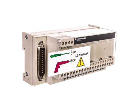 Podstawa łącząca dla 8 kanałów analogowych 24V DC SUB-D 25 ABE7CPA03