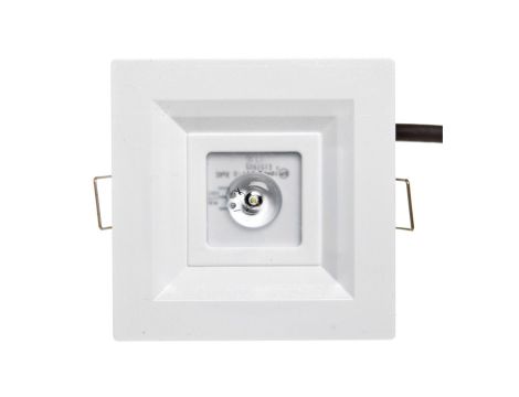 Oprawa awaryjna LOVATO P LED 3W (opt. otwarta) 3h jednozadaniowa biała LVPO/3W/C/3/SE/X/WH