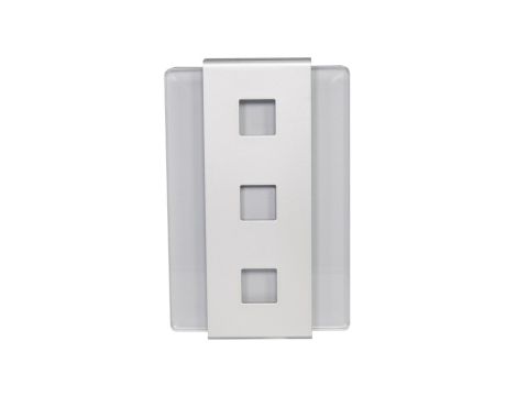 Gong z wbudowanym transformatorem dwutonowy GLASSO 230V srebrny GNW-248 SUN10000168