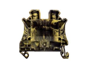 Złączka szynowa 2-przewodowa 6mm2 czarno-żółta UT 6-FE 3047647 /50szt./